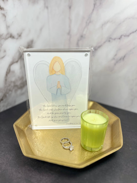 Octagonal Serving Tray 9.25"