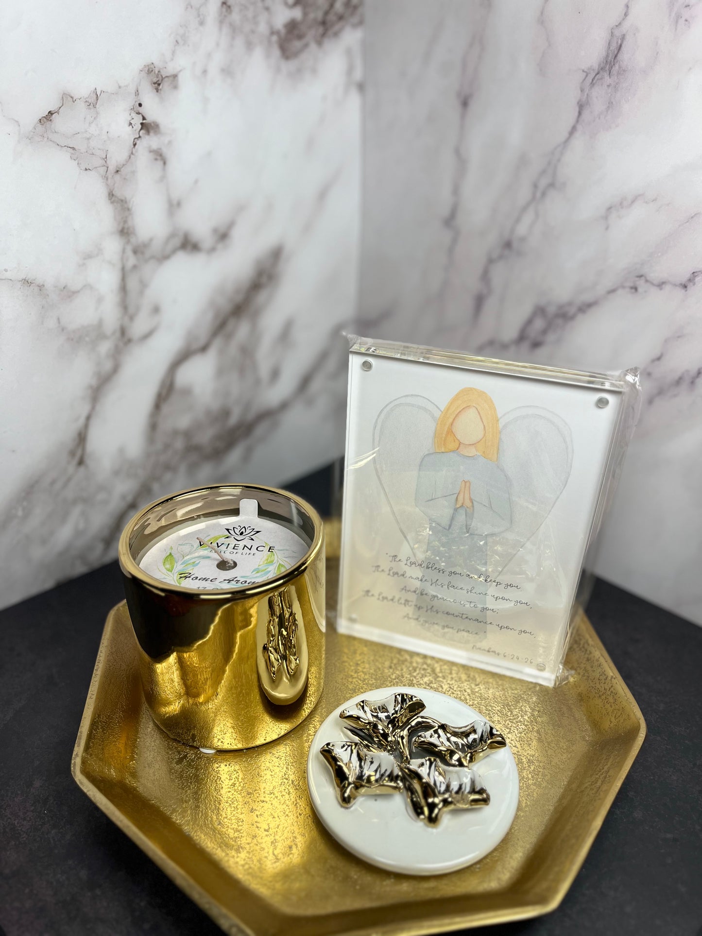 Octagonal Serving Tray 11"