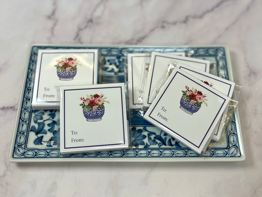 Chinoiserie Floral Gift Tag