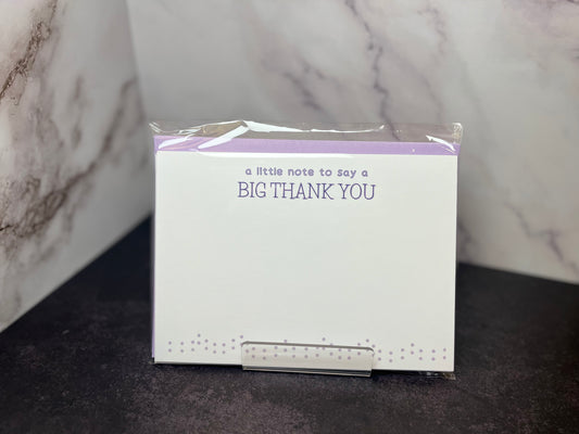A Little Note to say a BIG Thank You