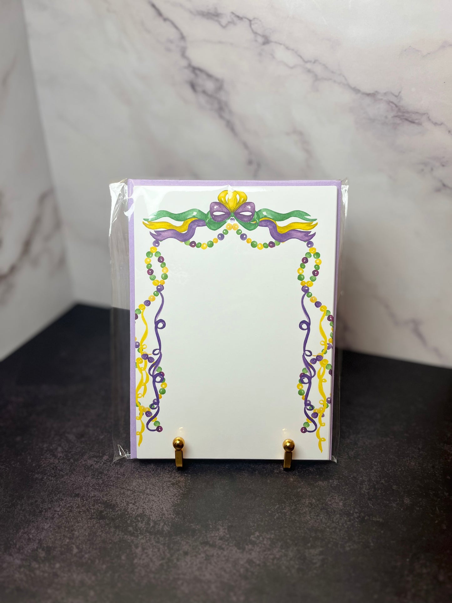 Mardi Gras Stationery Set