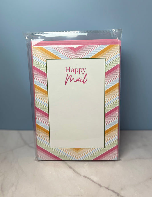 Happy Mail Stationery II with Matching Envelopes - Set of 25