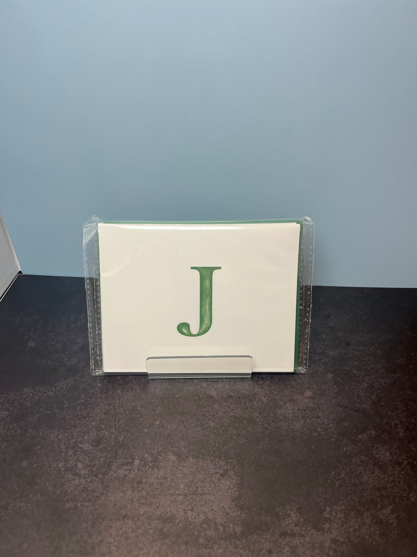Folded Initial Stationery