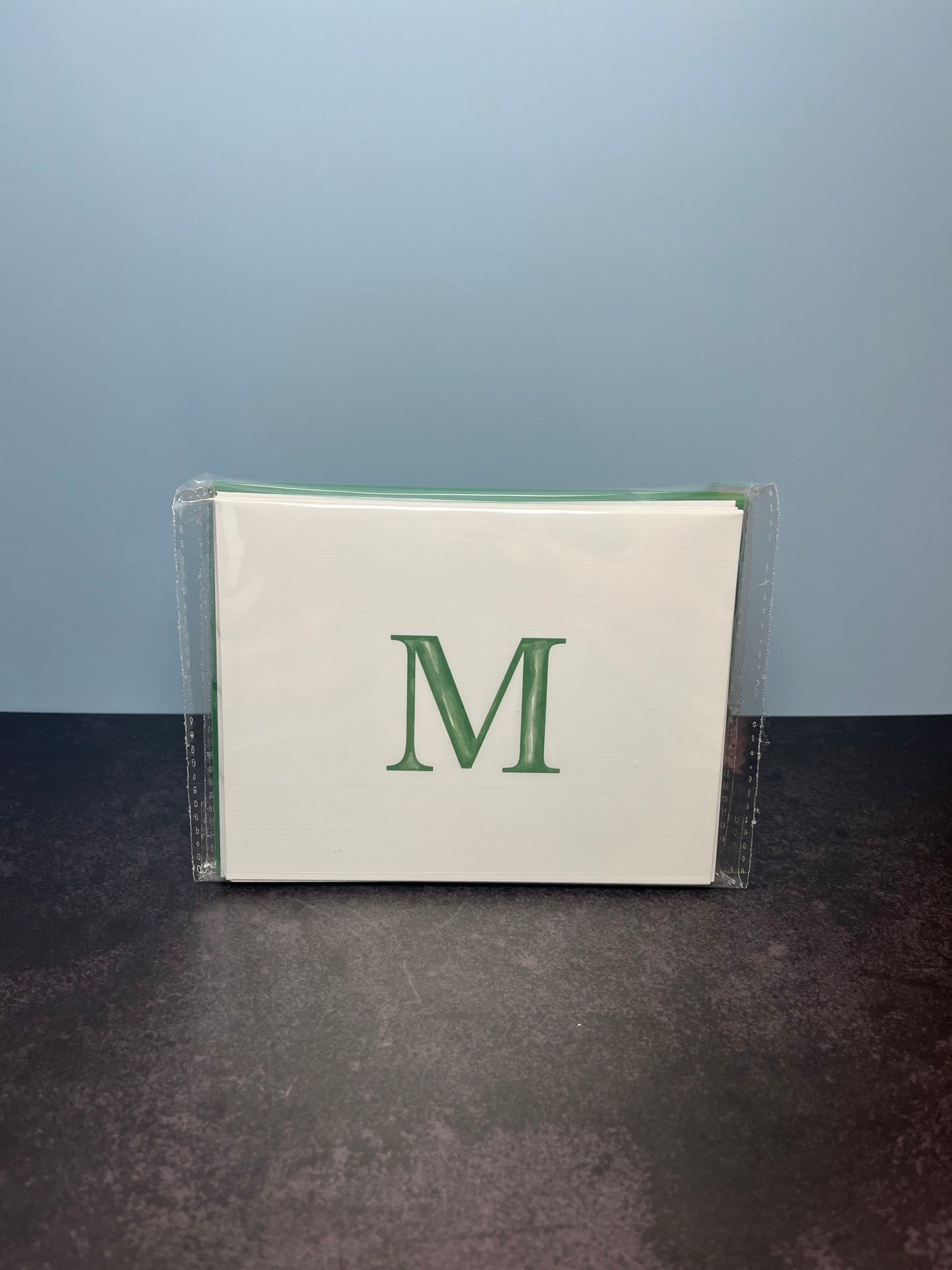 Folded Initial Stationery