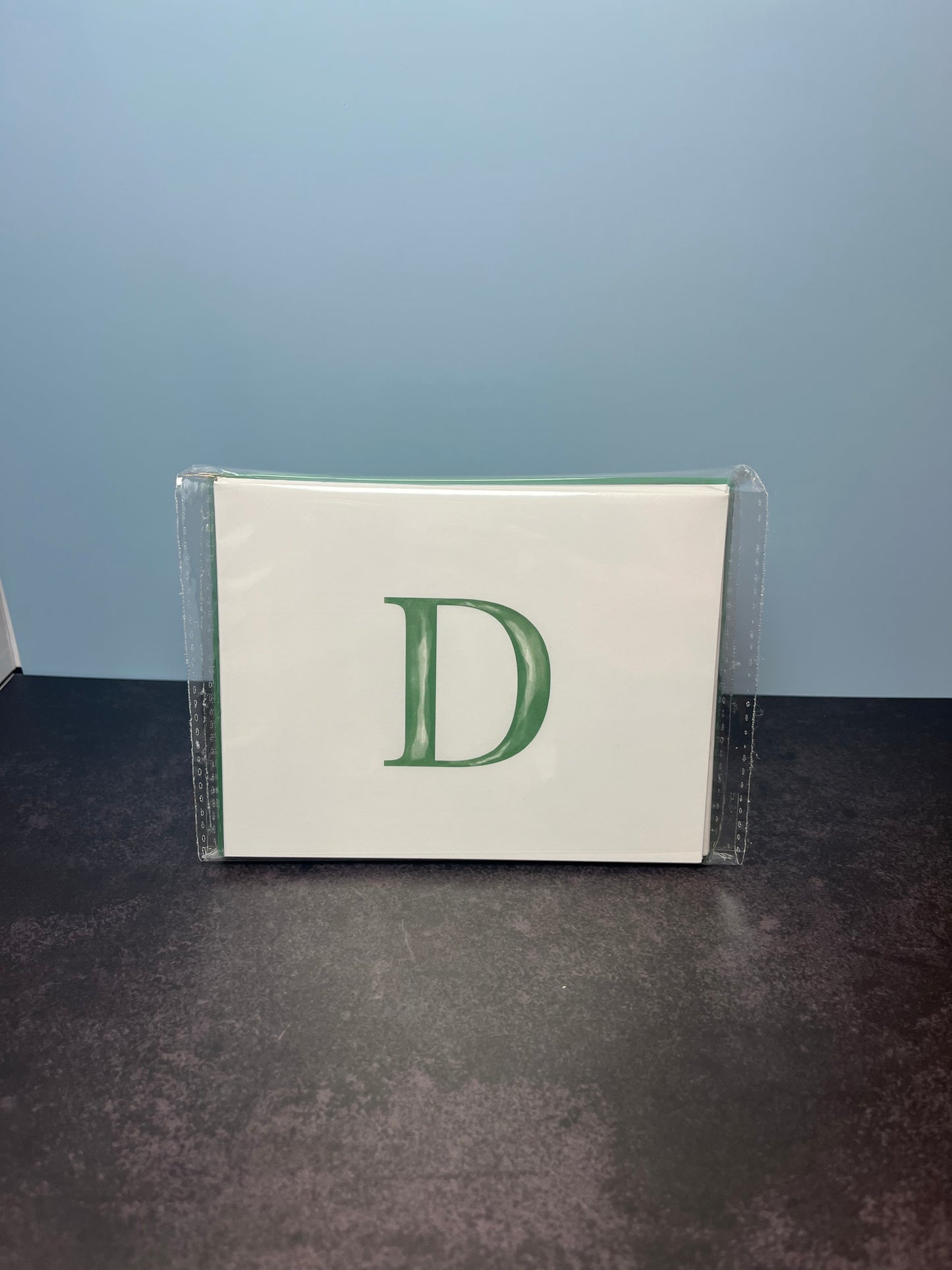 Folded Initial Stationery