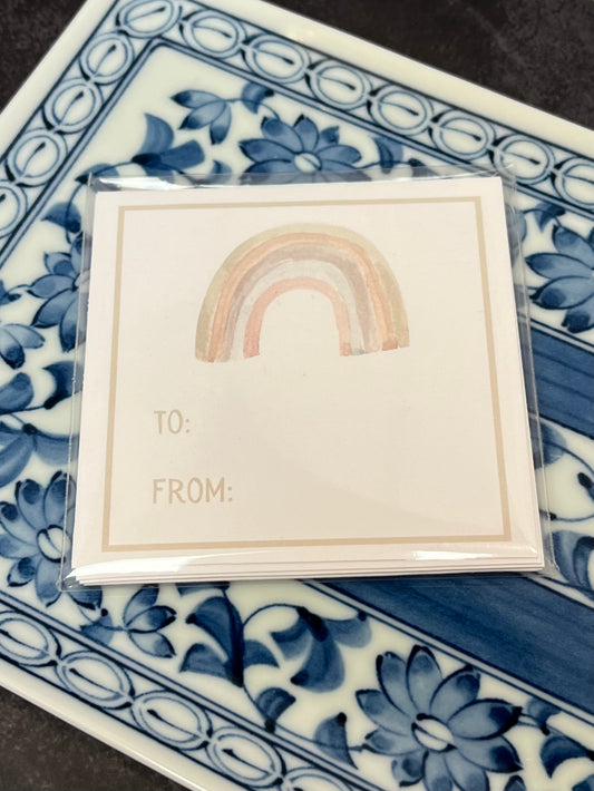 Rainbow Card Stock Gift Tags II