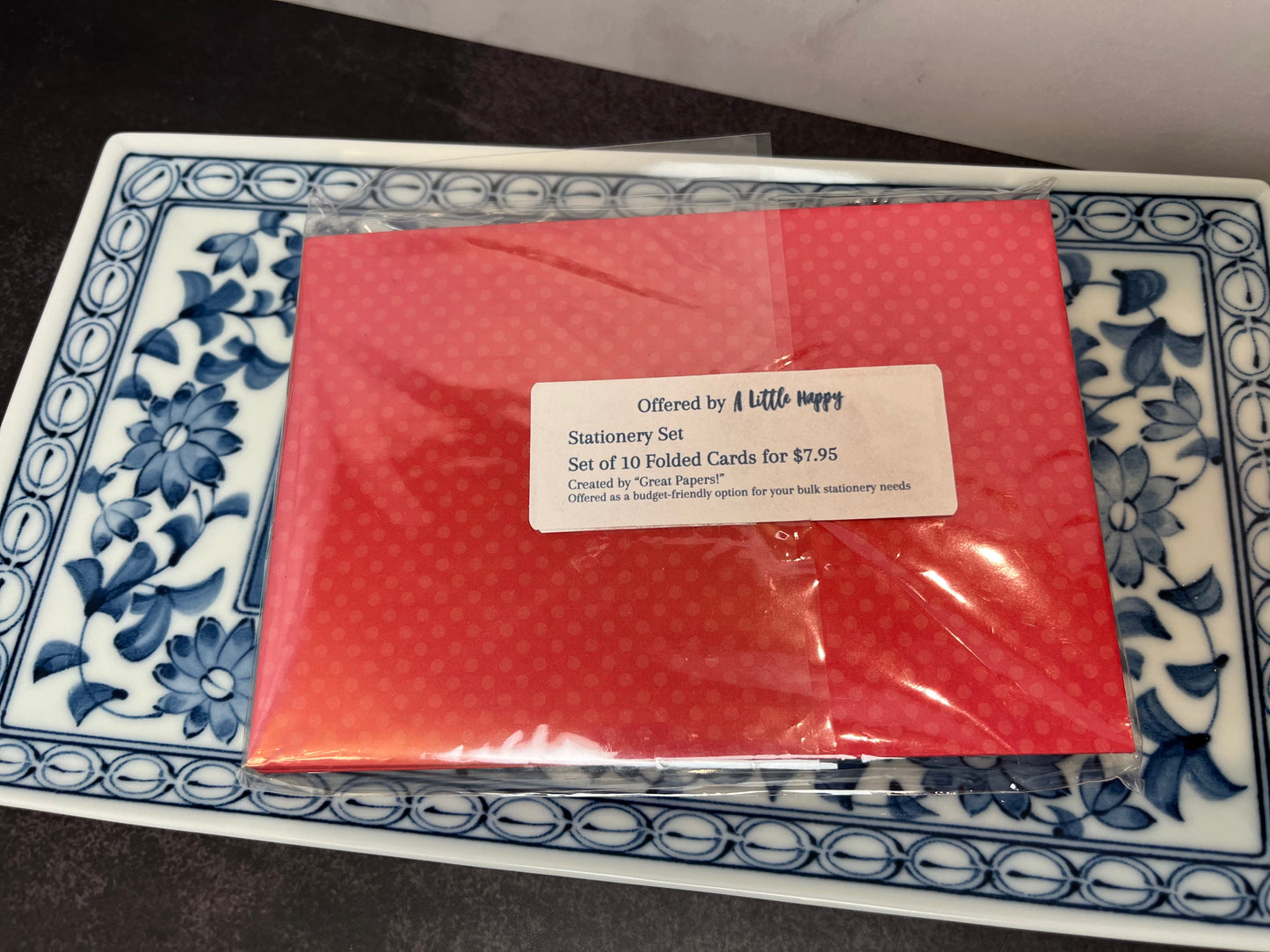 Confetti, Folded Thank You Notes