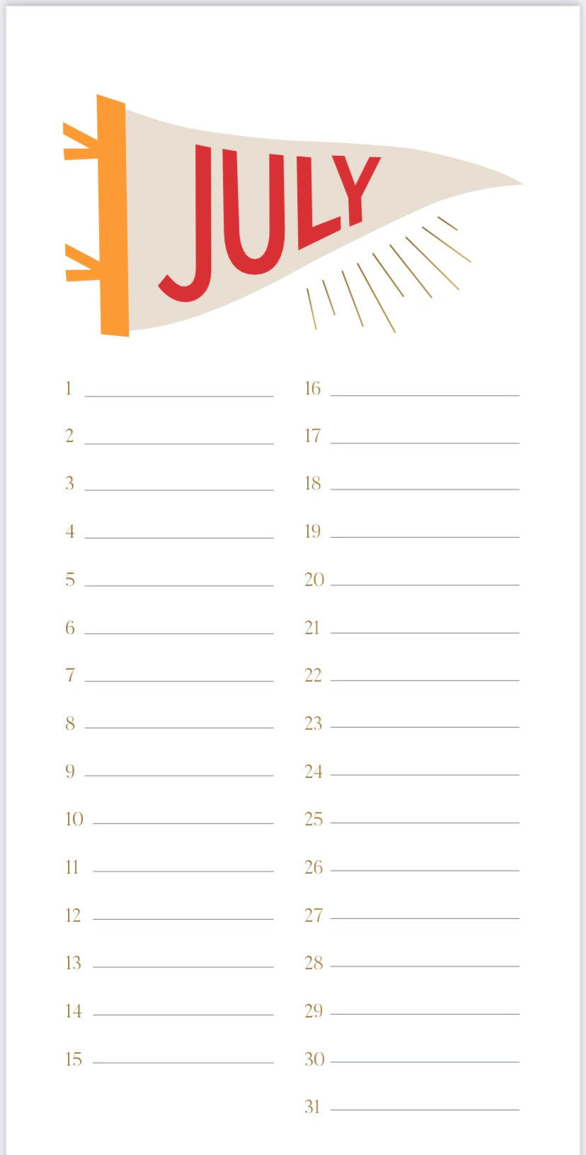 Celebration Calendar