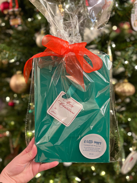 Merry Christmas Gift Bag Set
