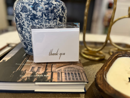 Gold Foil, Classic Thank You Notes
