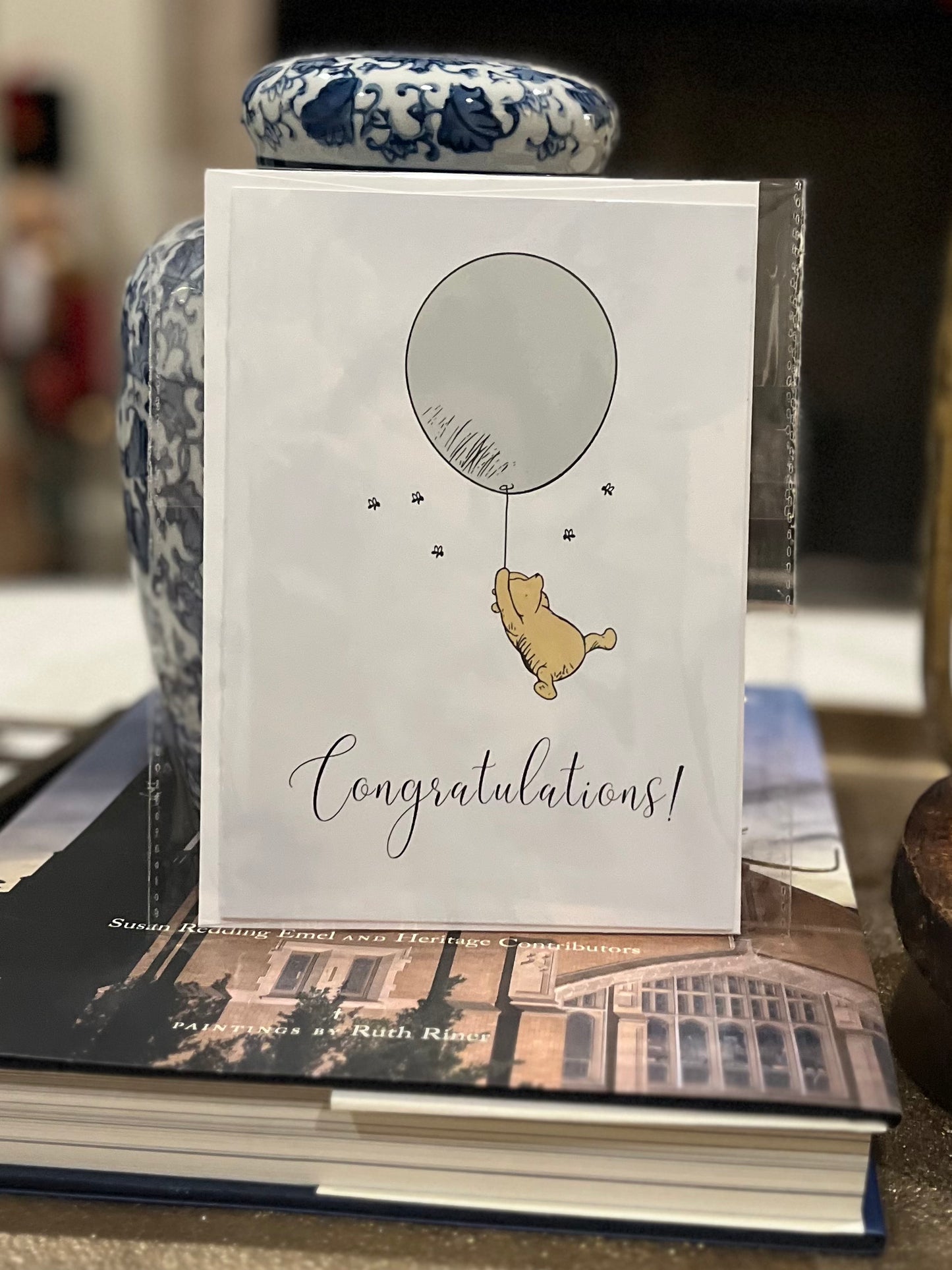 Congratulations Winnie the Pooh Greeting Card