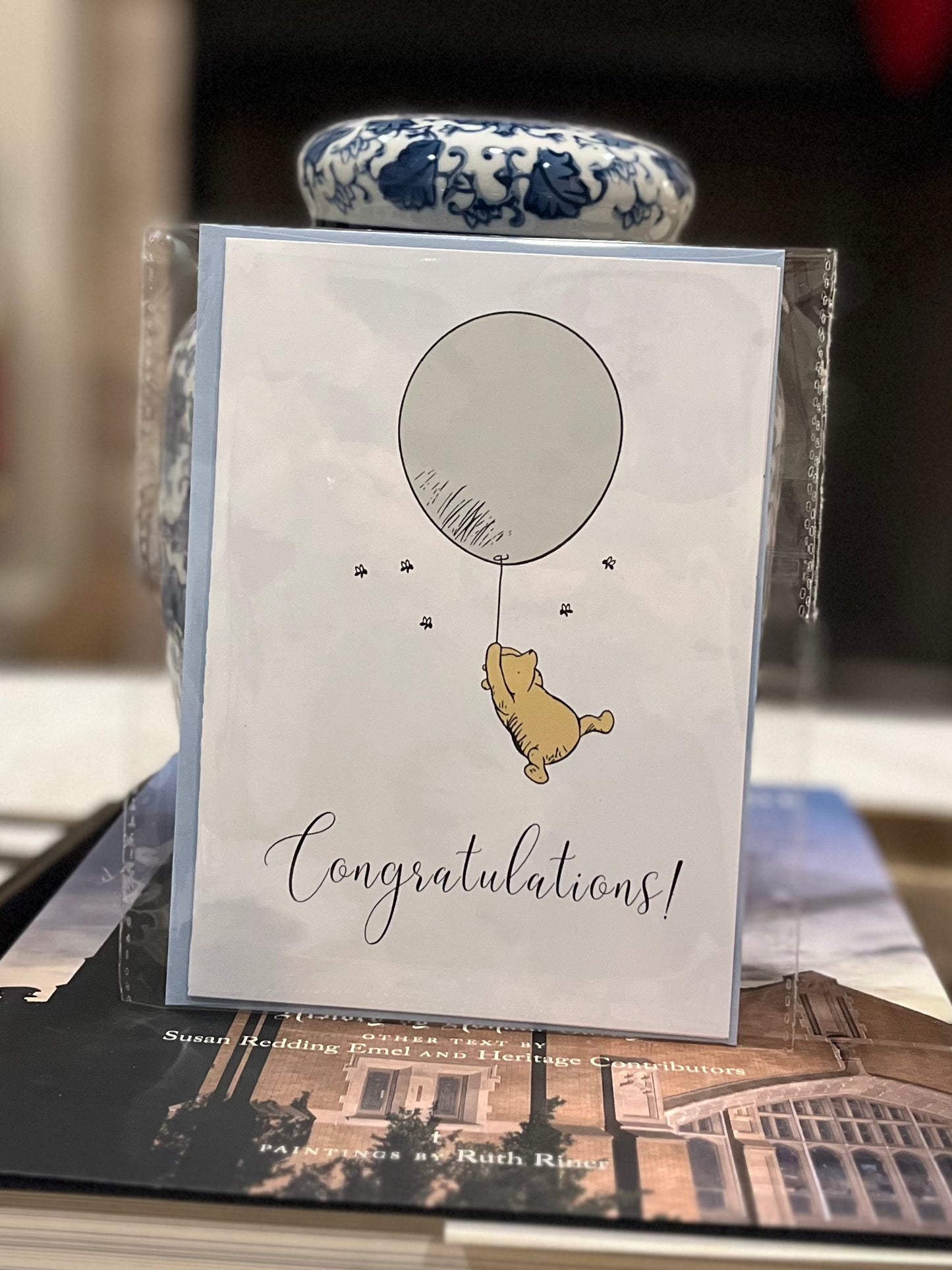 Congratulations Winnie the Pooh Greeting Card
