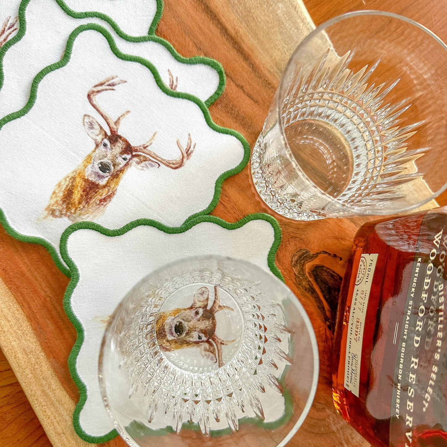 Deer Cocktail Squares