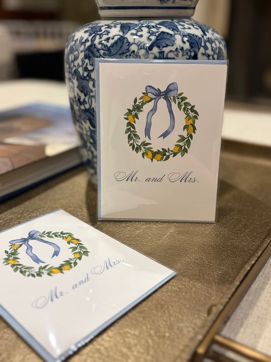 Mr. and Mrs. Greeting Card