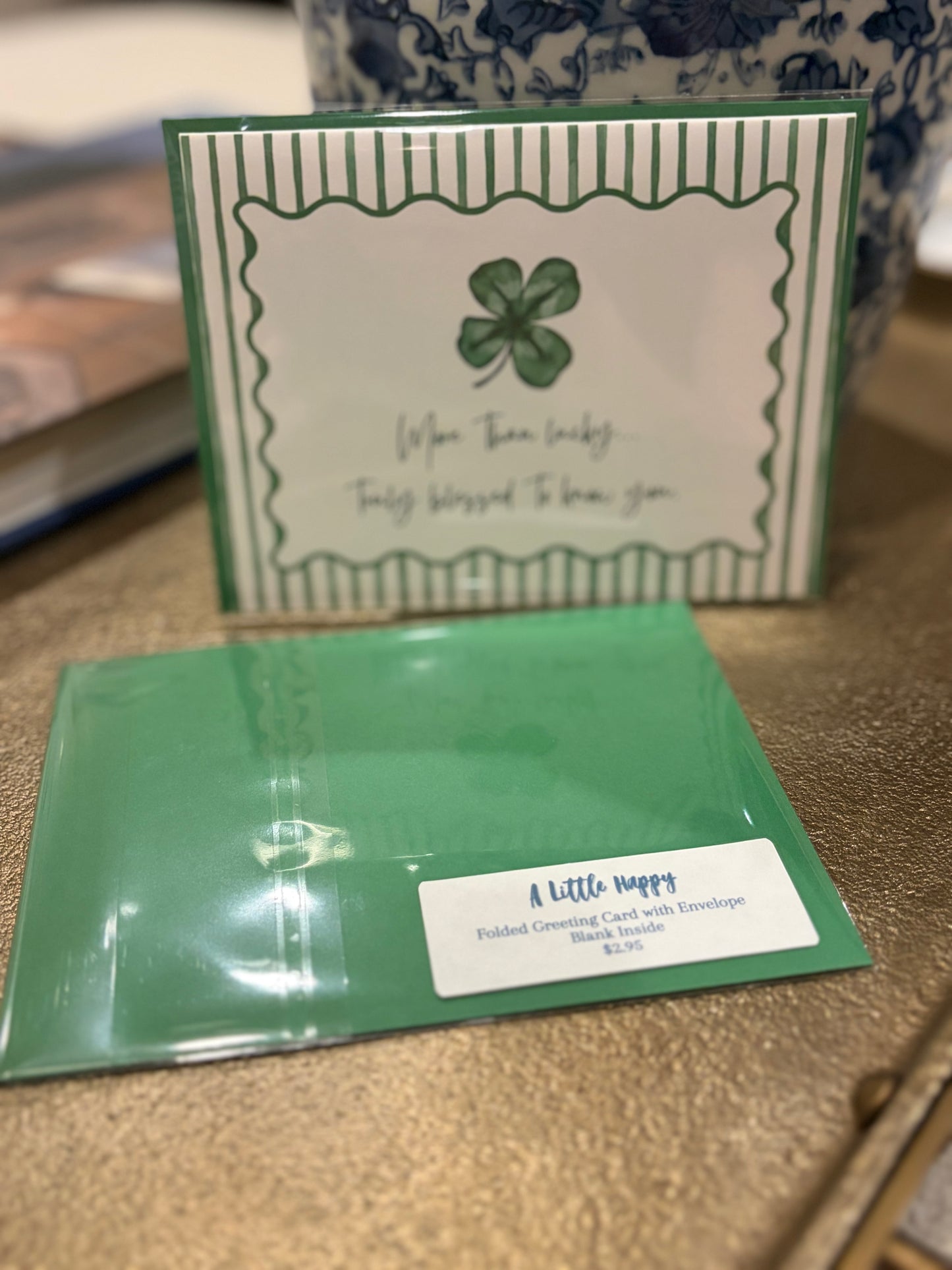 Not Lucky, Blessed Greeting Card