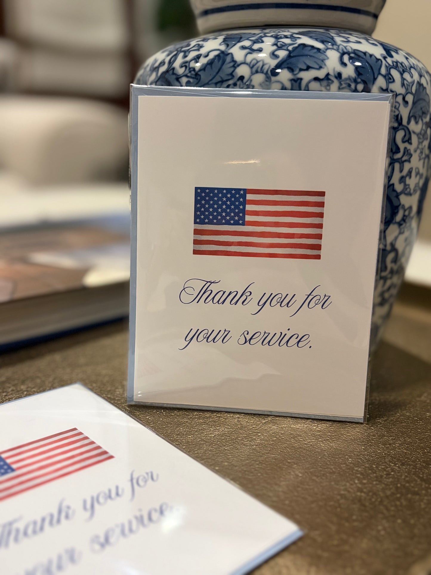 “Thank You for your Service” Greeting Card