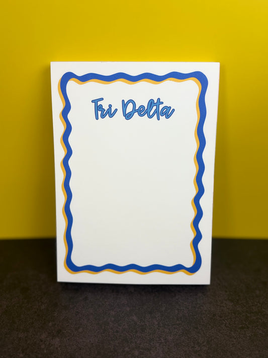 Tri Delta Notepad