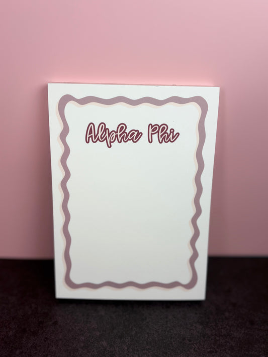 Alpha Phi Notepad