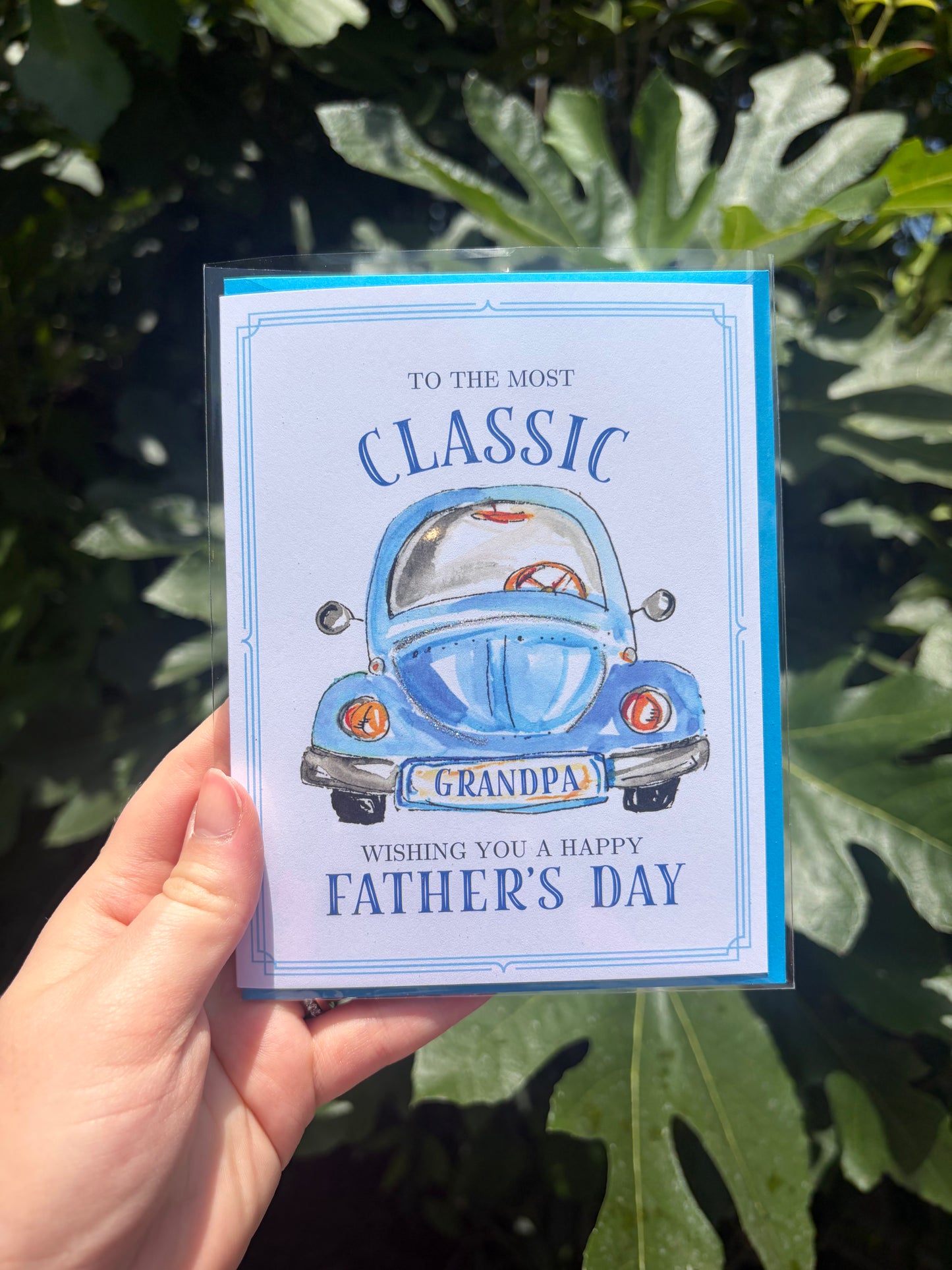 "To The Most Classic Grandpa" Father's Day Greeting Card