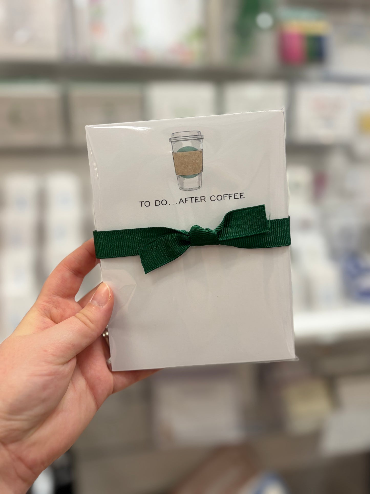 “TO DO AFTER COFFEE” Notepad