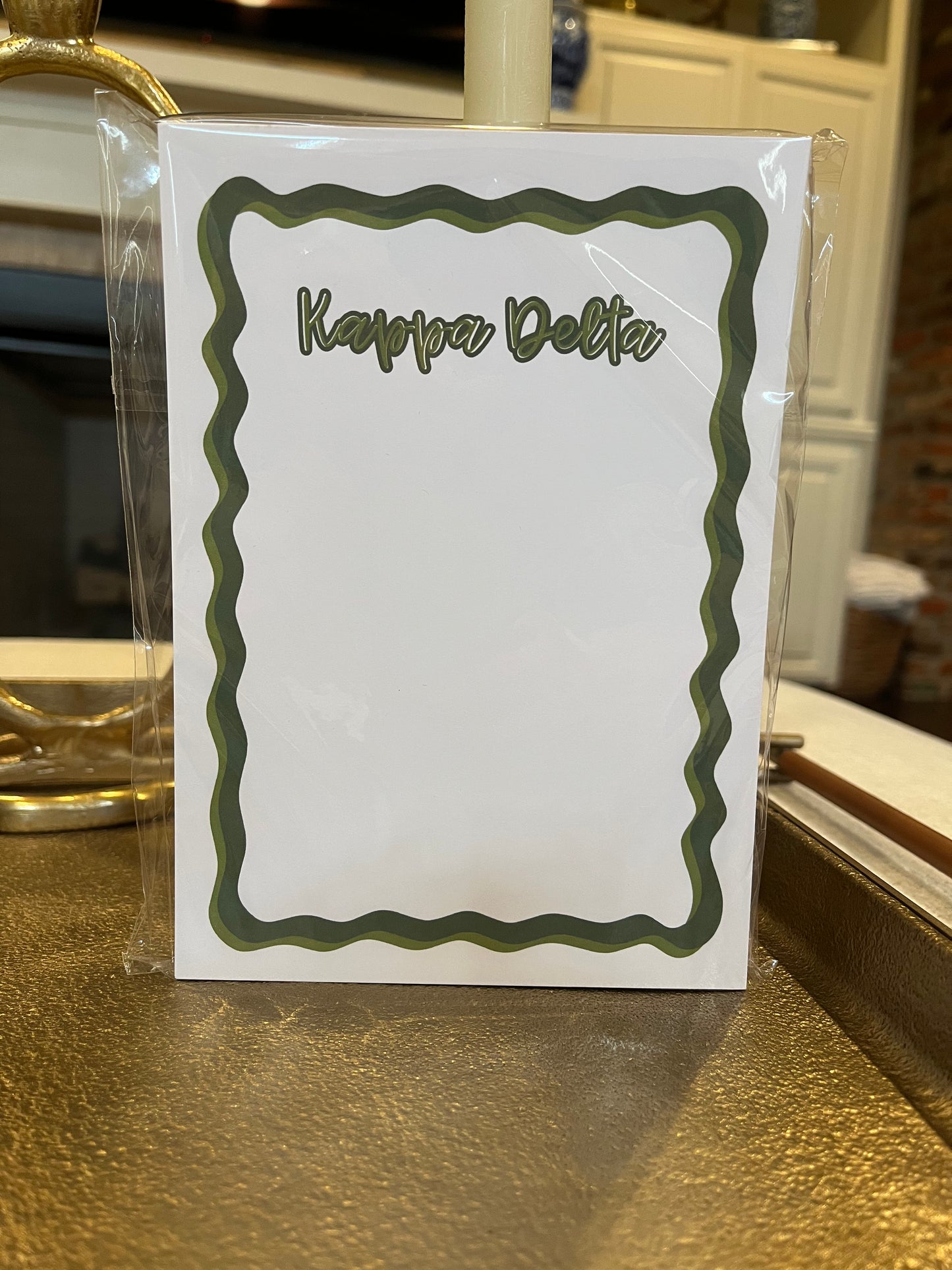 Kappa Delta Cardstock Notepad