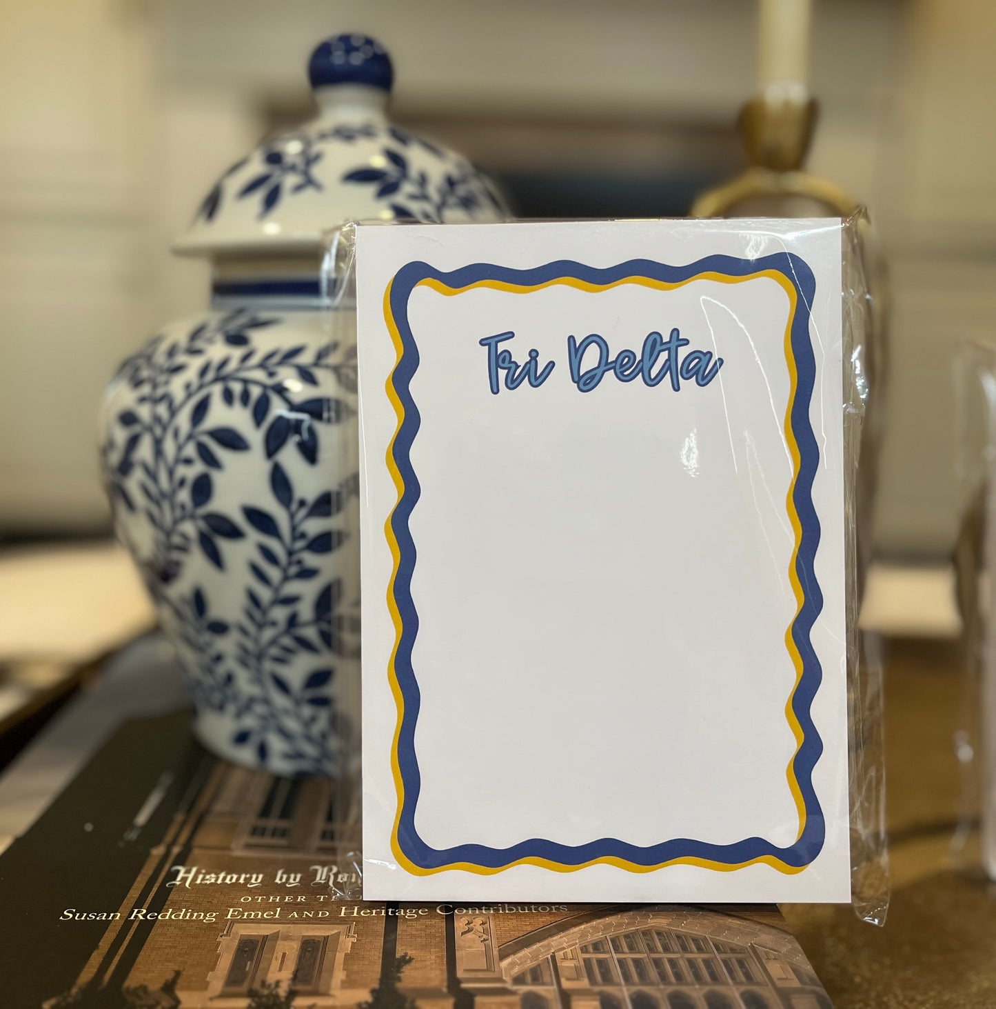 Tri Delta Cardstock Notepad