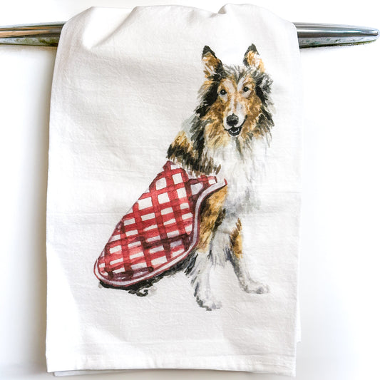 Collie Dog Kitchen Towel