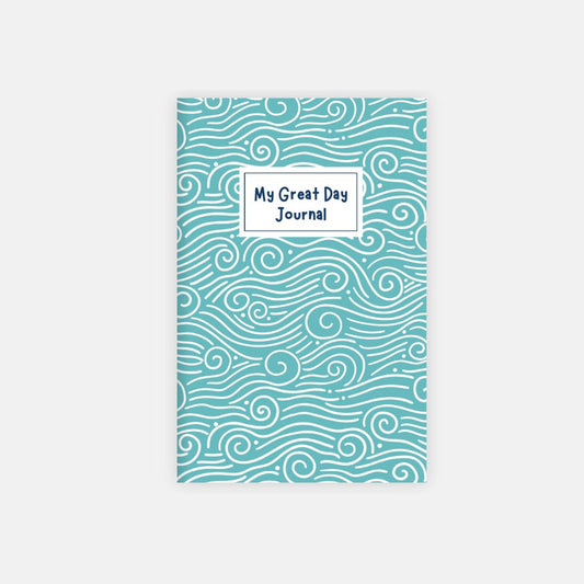 BUNDLE - Kids Great Day Blue Waves Journal + Color Together Markers