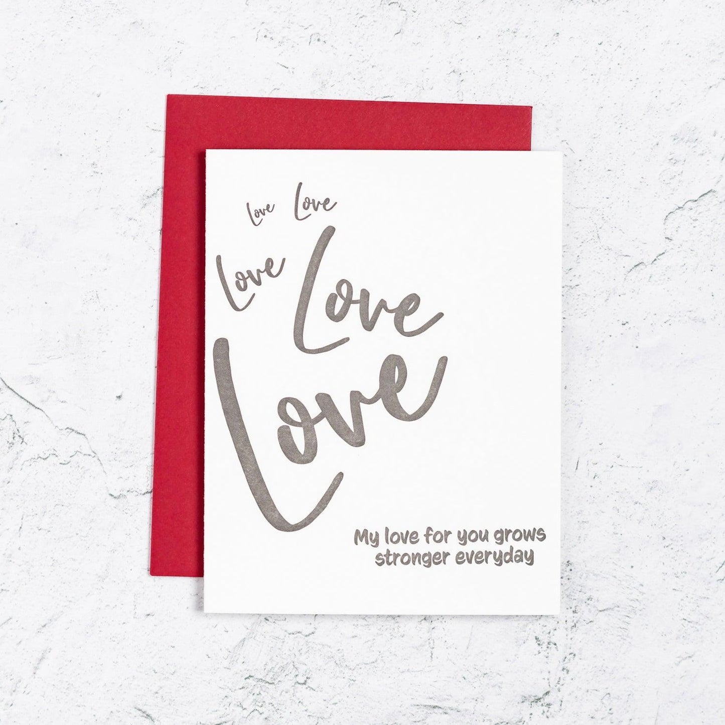 Love Grows Stronger Card