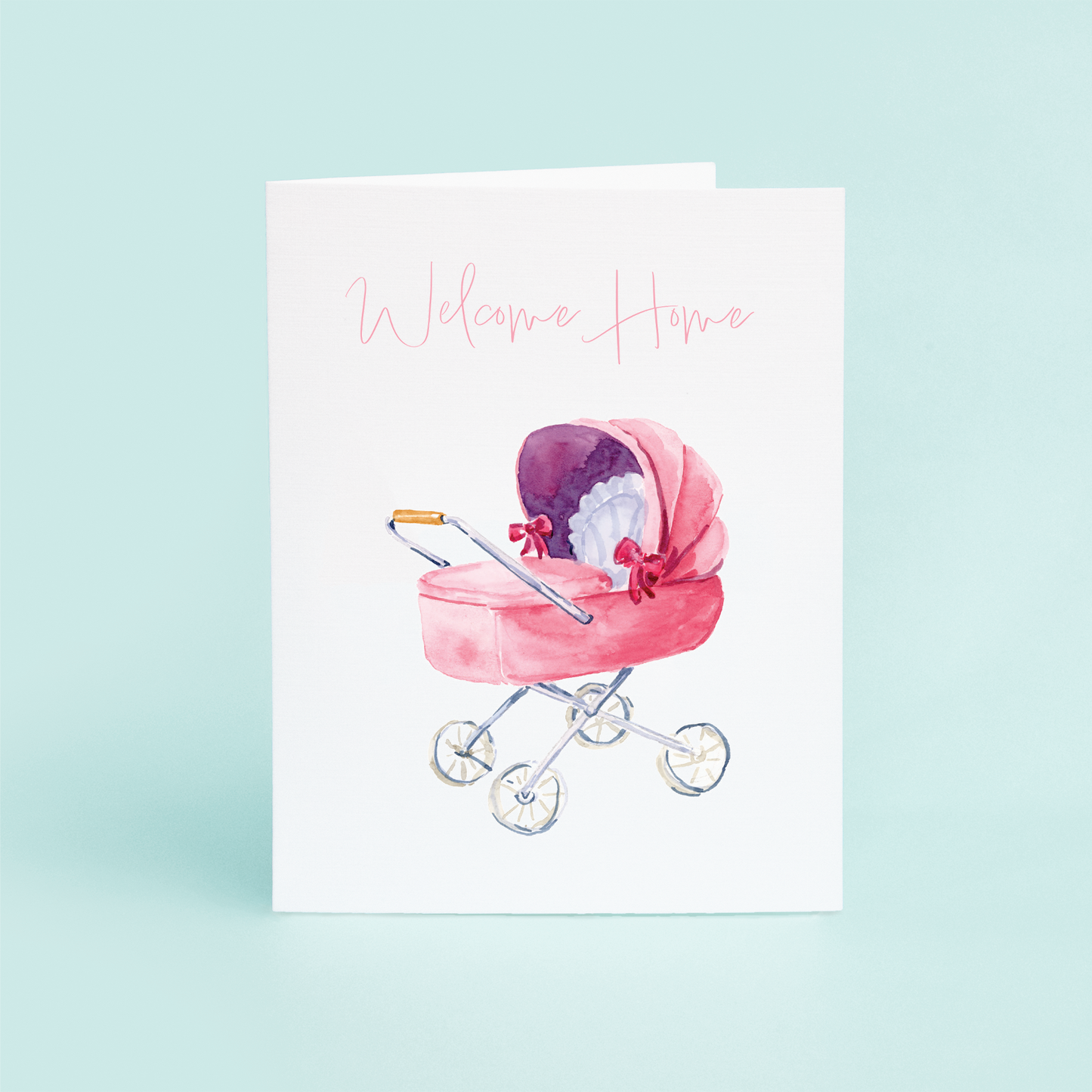 Pink Stroller "Welcome Home"