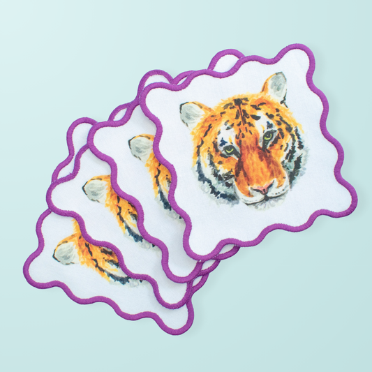 Tiger Cocktail Squares