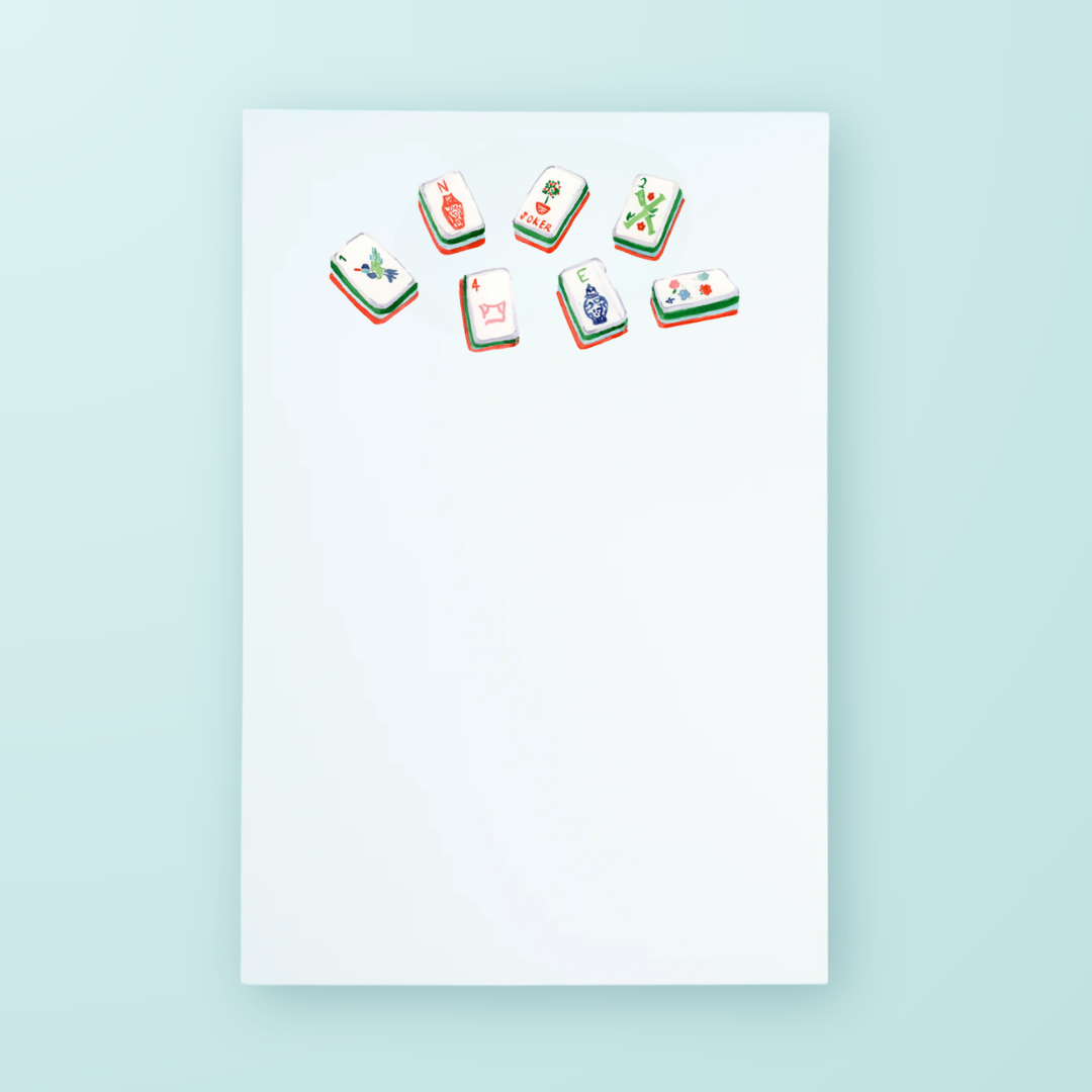 Nantucket Mahjong Tiles Notepad
