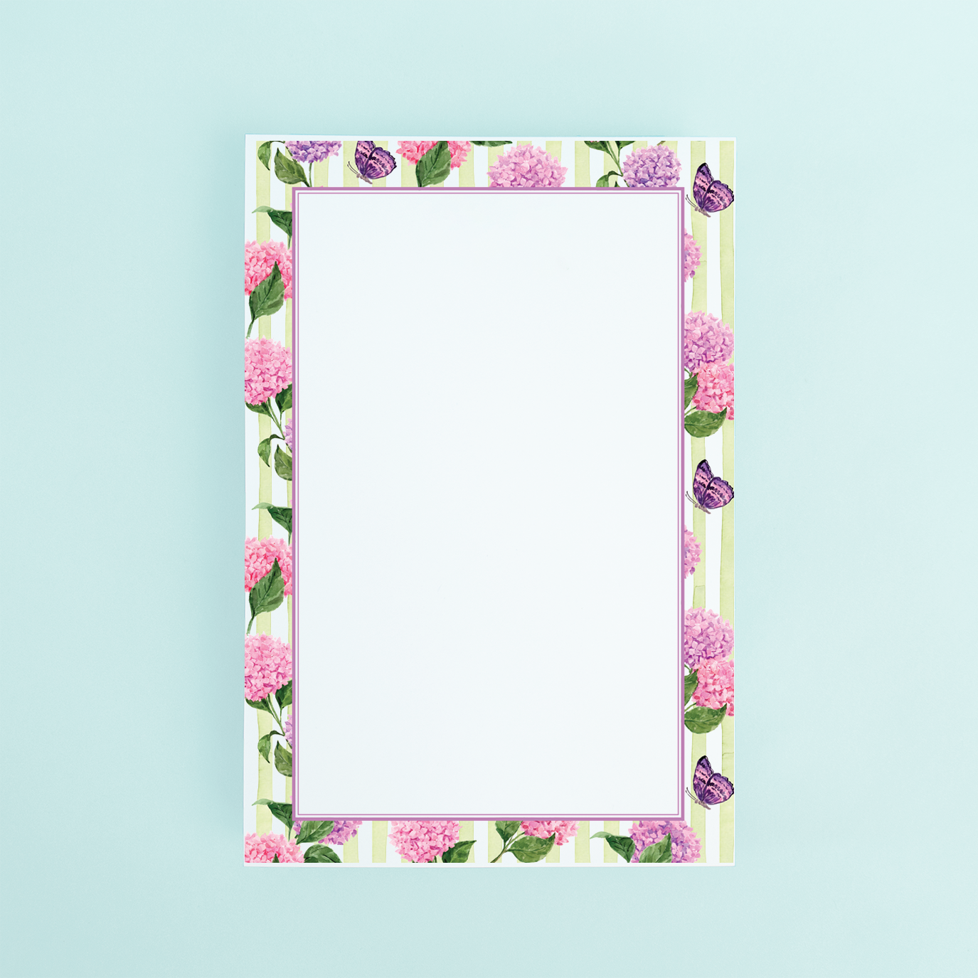 Pink Hydrangea Pattern