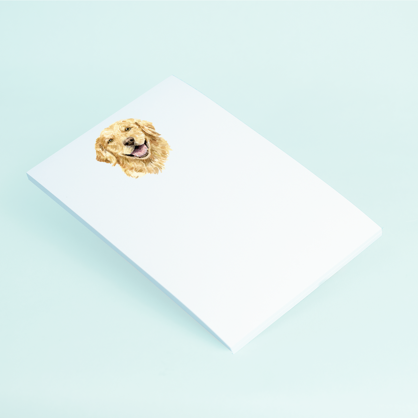 Golden Retriever Portrait Notepad