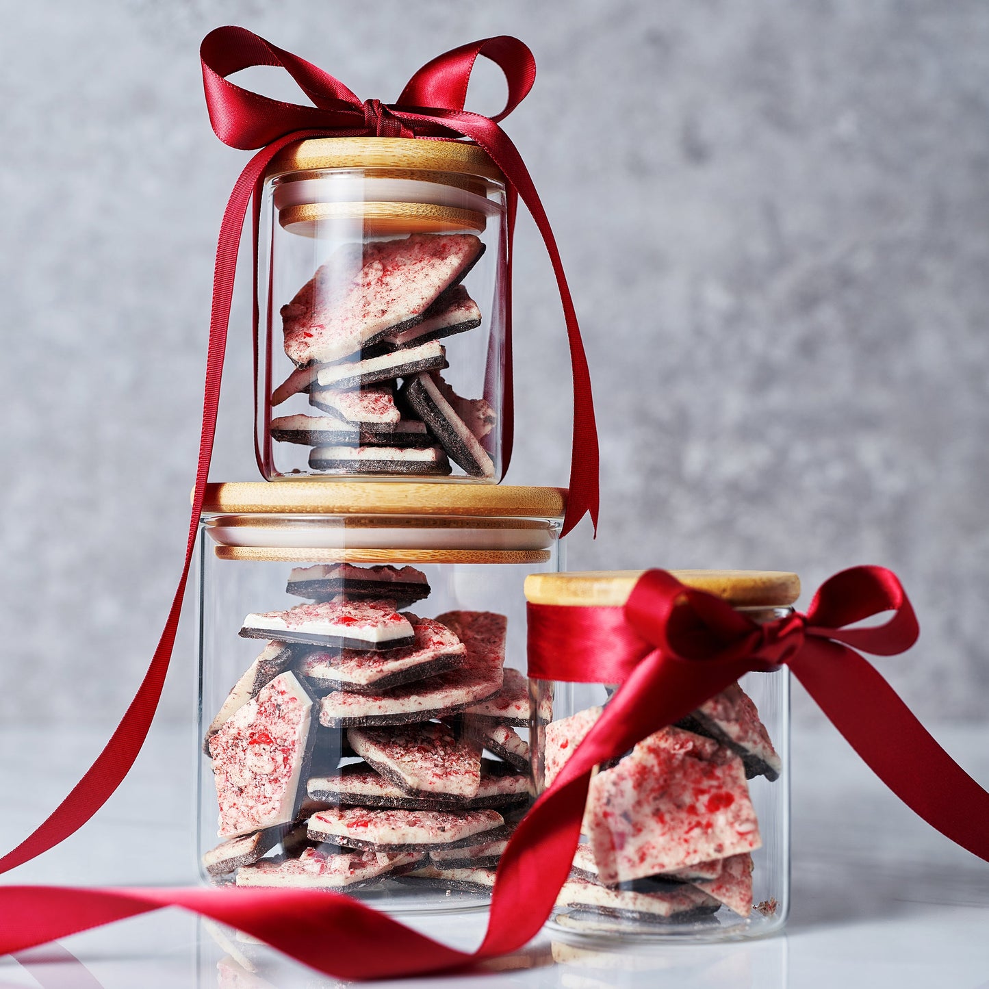 Salted Caramel Chocolate Peppermint Bark, Giftable Food Set - 1LB