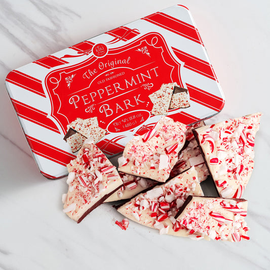 Original Chocolate Peppermint Bark, Giftable Food Set - 1lb