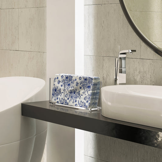 Acrylic Clear Rectangular Cocktail Napkin Holder