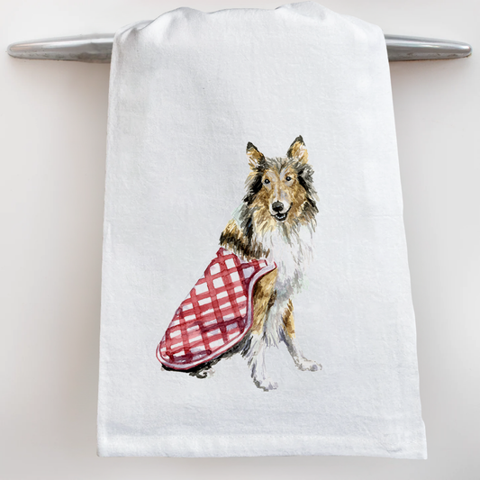 Collie Dog Kitchen Towel