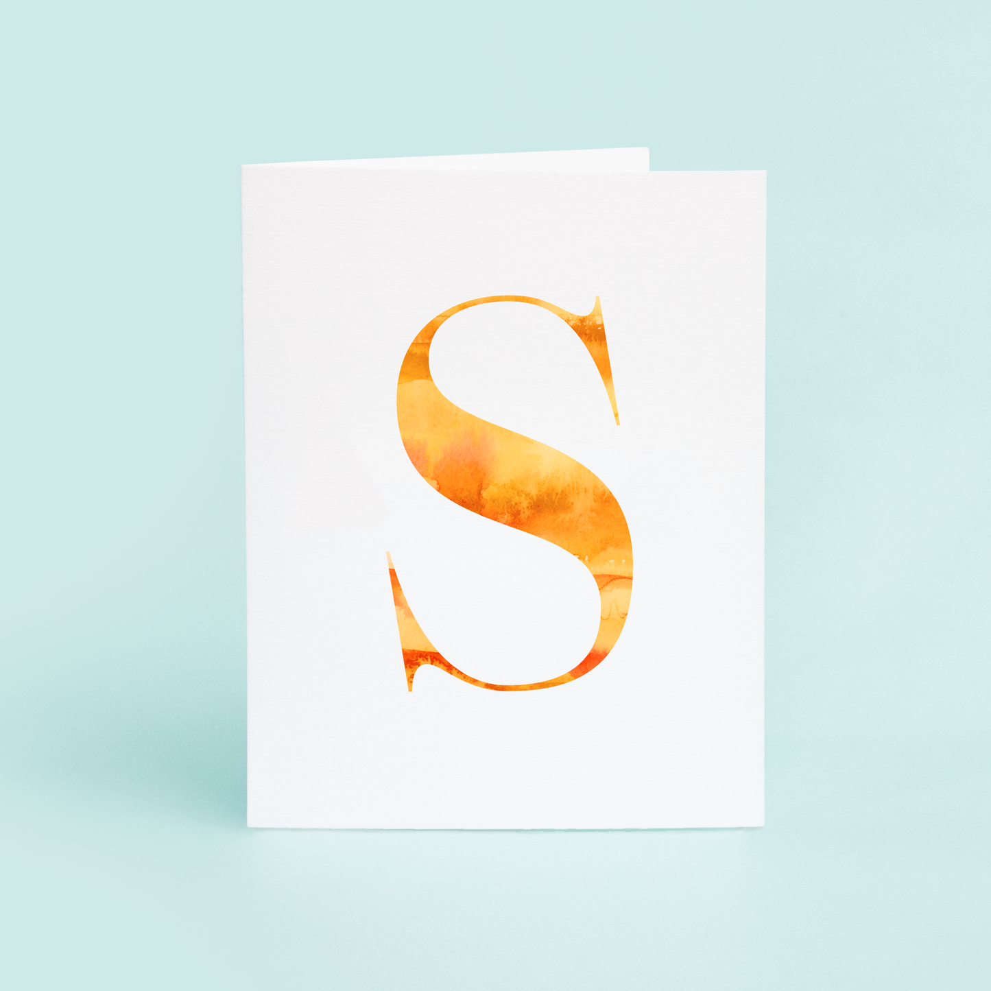 S Folded Card