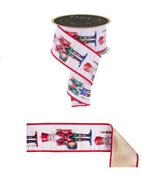 Christmas Carousel Collection - 2.5"X 10YD NUTCRACKER RIBBON