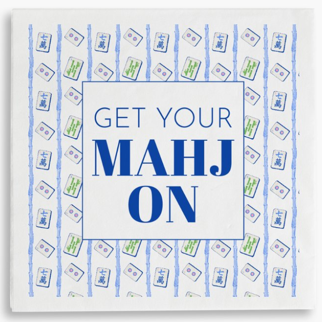 Mahjong Cocktail Napkins