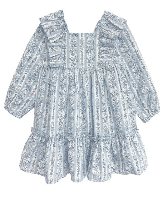 Blue Georgina Floral Dress