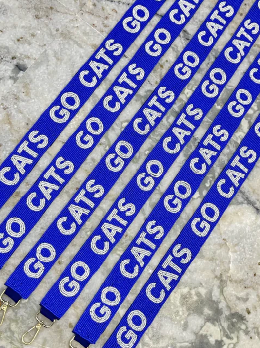 University of Kentucky Beaded Purse Strap | Go Cats Game Day Bag Strap