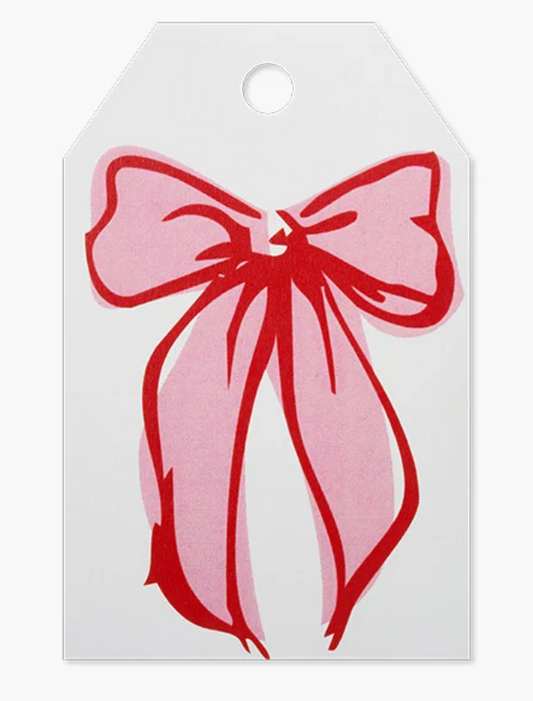 Pink Bow Hang Tags