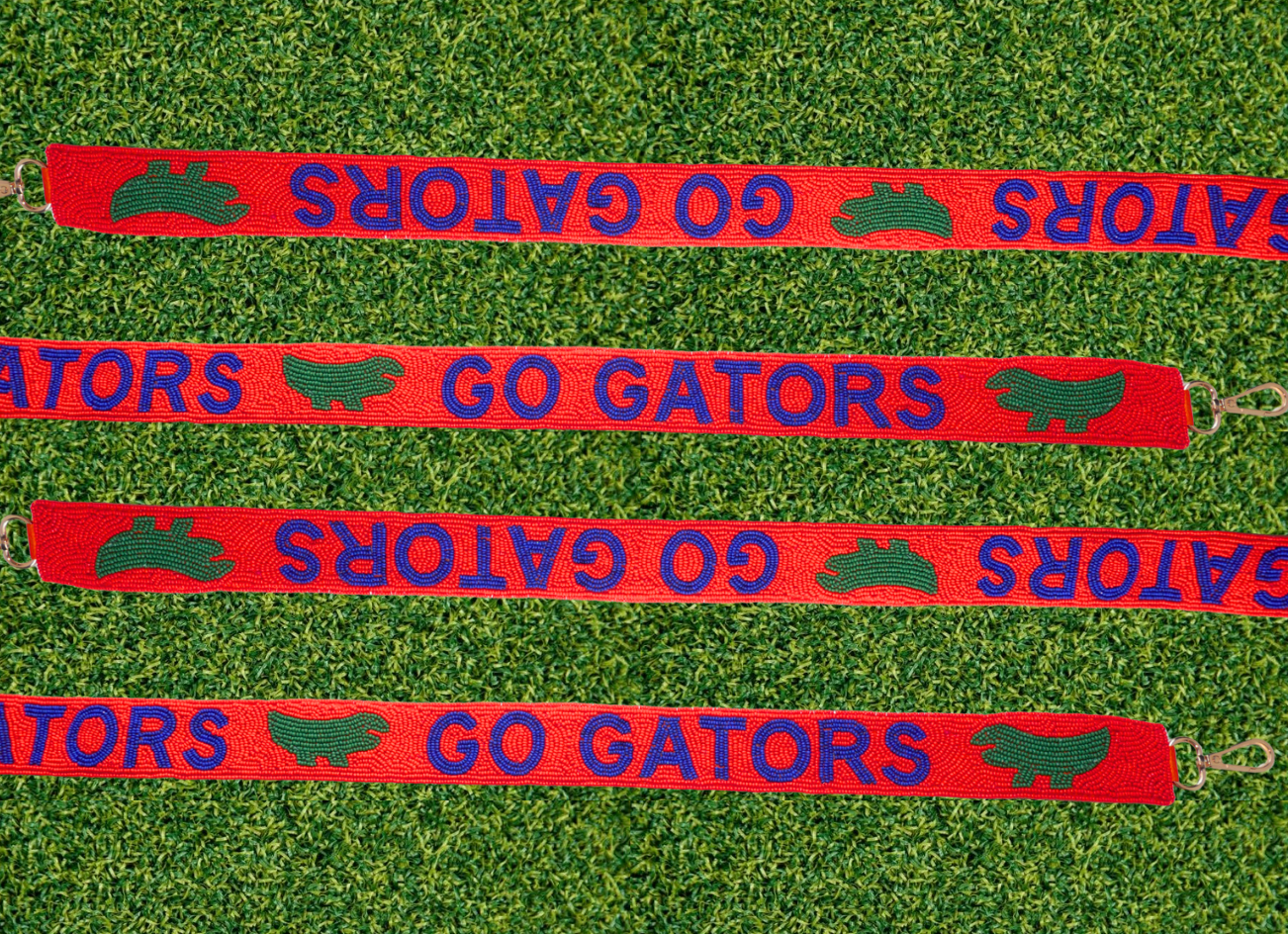 University of Florida Beaded Purse Strap | UF Game Day Bag Strap