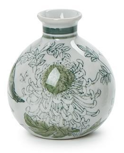 Hand-Painted Porcelain Chinoiserie Vases