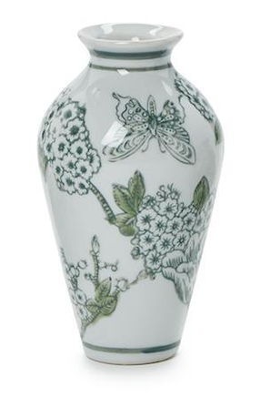 Hand-Painted Porcelain Chinoiserie Vases