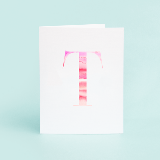 T Folded Card