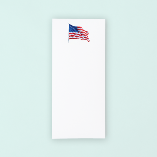 American Flag Lists Pad