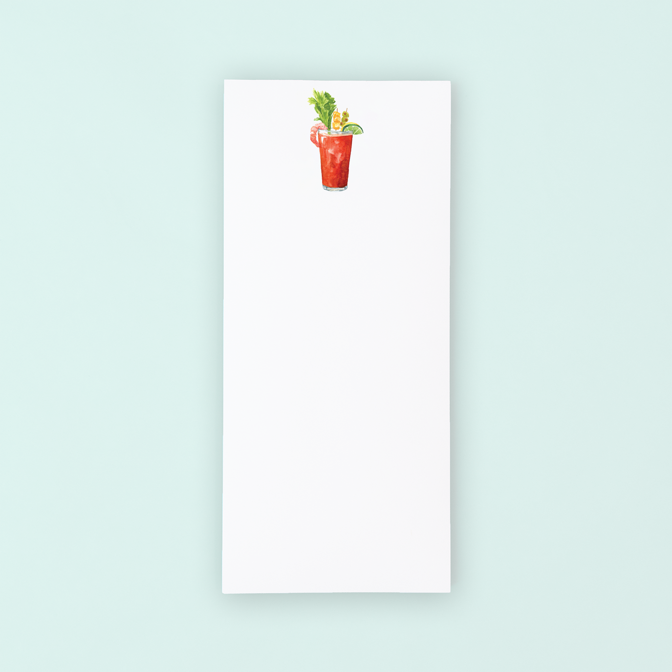 Tall Bloody Mary Lists Pad
